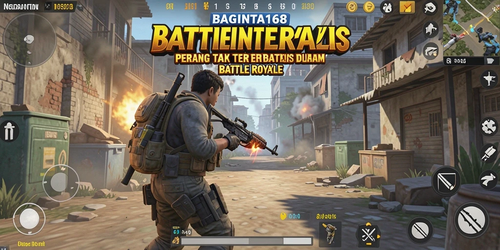 Gameplay intens dari BAGINTA168 dalam setiap pertempuran Battle Royale.