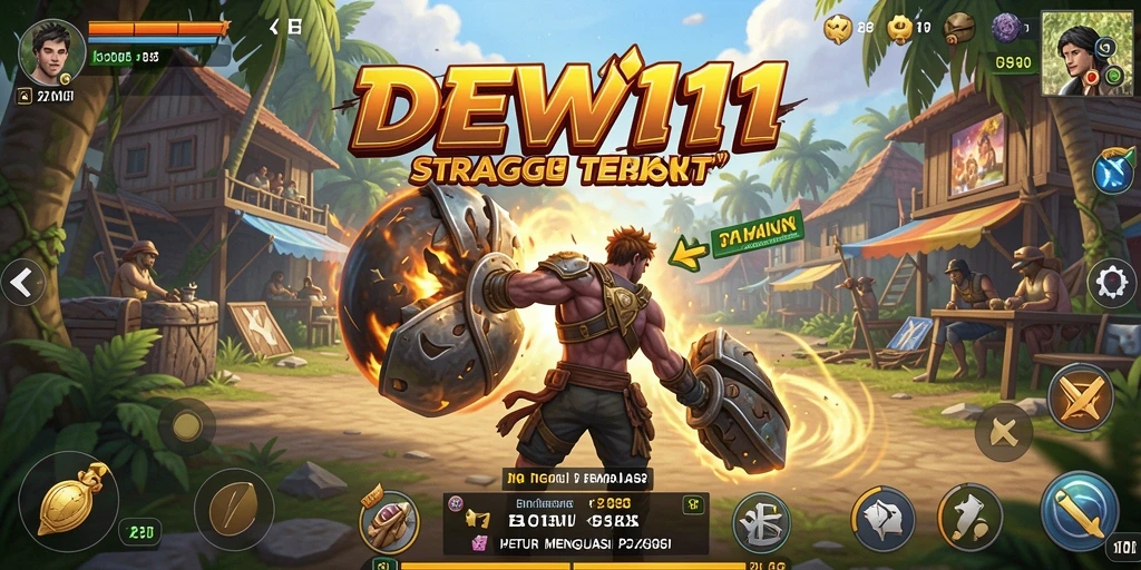 Tampilan gameplay DEWI11 dengan elemen strategi yang menarik.