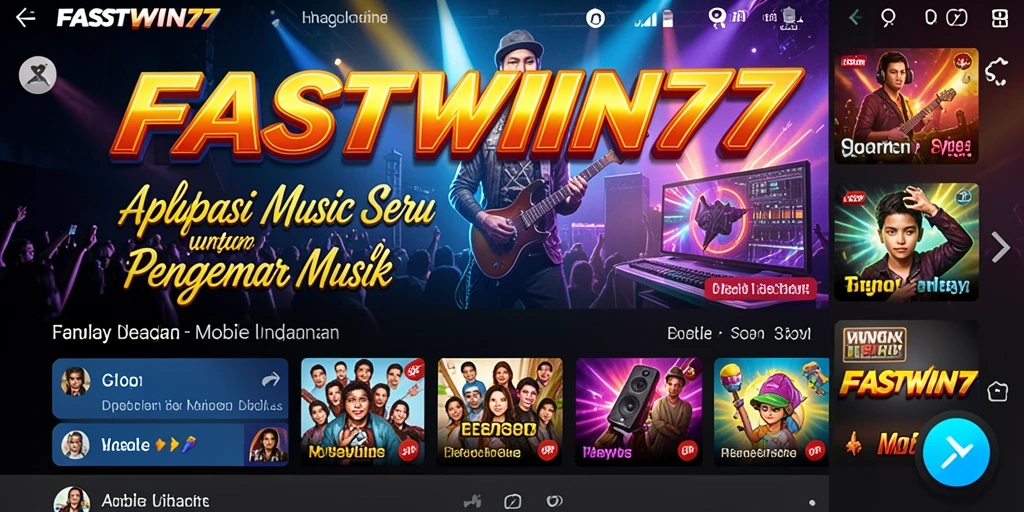Tampilan permainan seru dan interaktif dari FASTWIN77.