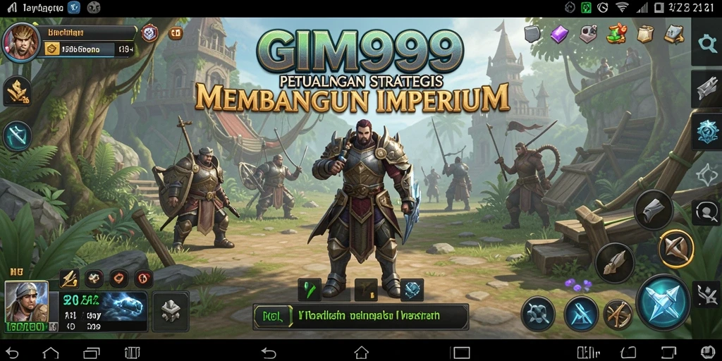 Tampilan gameplay SLG yang seru dan strategis di GIM999.