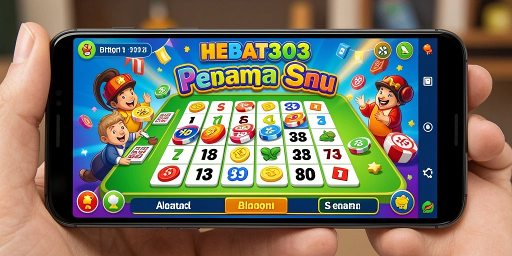 Tampilan gameplay Bingo yang menarik di HEBAT303.