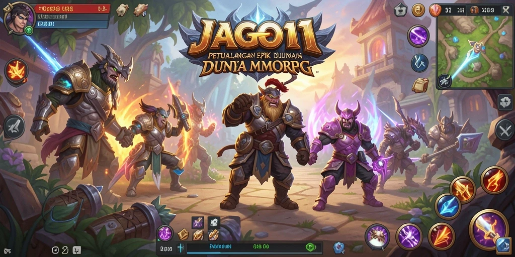 Screenshot JAGO11 menampilkan aksi seru dalam gameplay MMORPG.