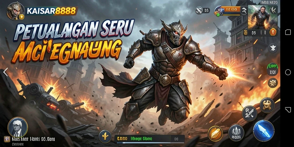 Tampilan menegangkan dari pertempuran KAISAR888 yang penuh aksi.