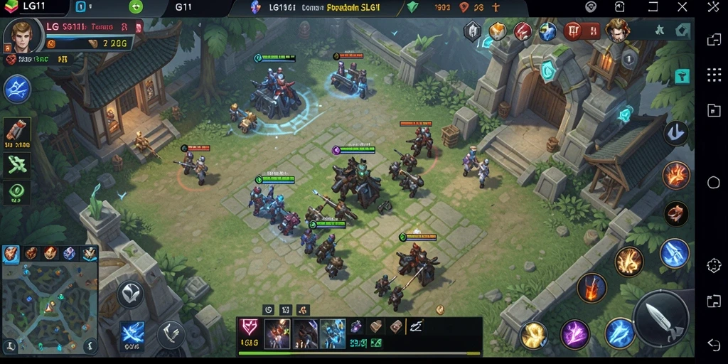 Tampilan gameplay seru dan menantang di LG111.