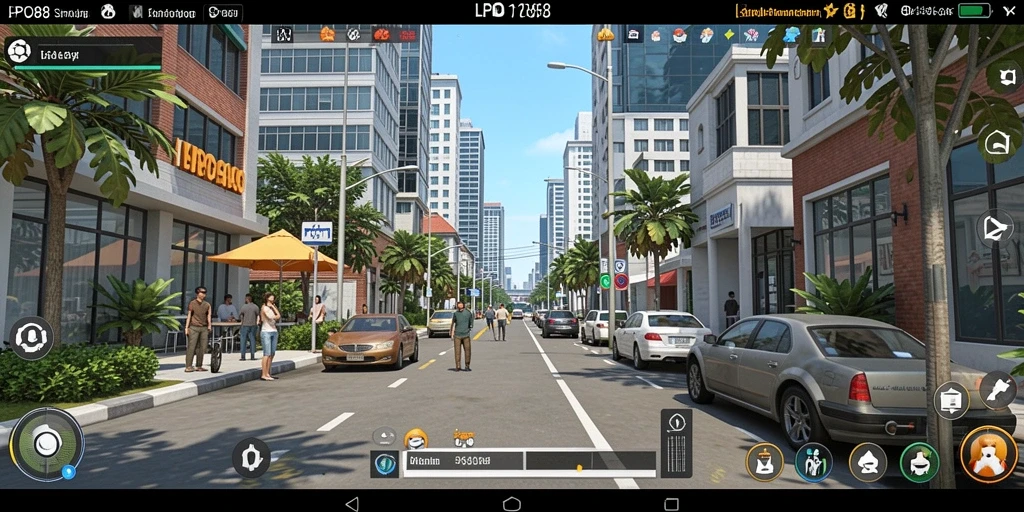 Tampilan gameplay LPO88 menampilkan interaksi karakter yang imersif dan lingkungan yang dinamis.