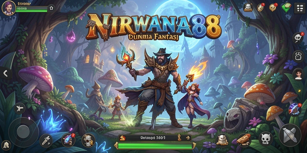 Tampilan screenshot NIRWANA88 menampilkan aksi petualangan mendebarkan.