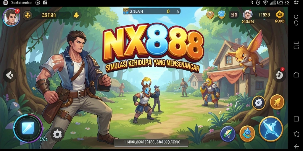 Gameplay NX888 yang interaktif dan mendalam.