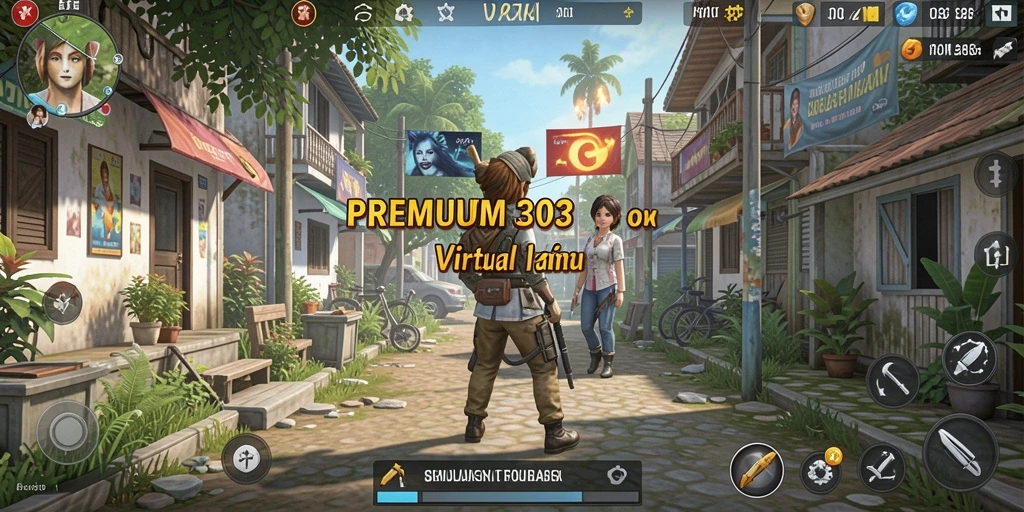 Gameplay PREMIUM303 yang dinamis dan interaktif dalam simulasi kehidupan.