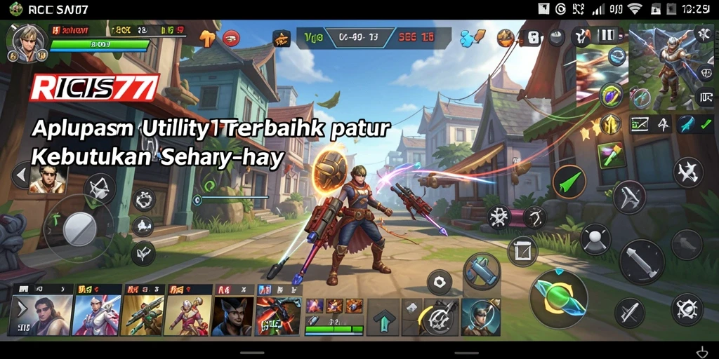 Tampilan antarmuka <strong>RICIS77</strong> yang menarik dan fungsional.