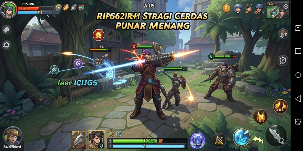 Tampilan gameplay RP62RP dengan strategi yang intens.