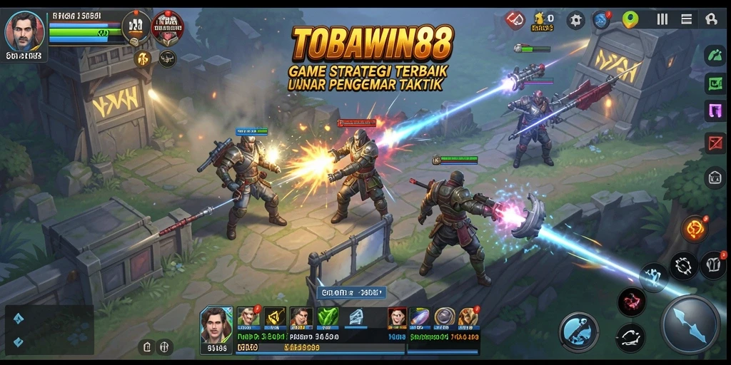 Tampilan gameplay menarik dalam TOBAWIN88 dengan elemen strategi yang mendalam.