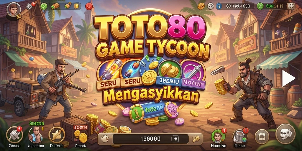 Tangkapan layar gameplay TOTO80 yang menampilkan manajemen bisnis.
