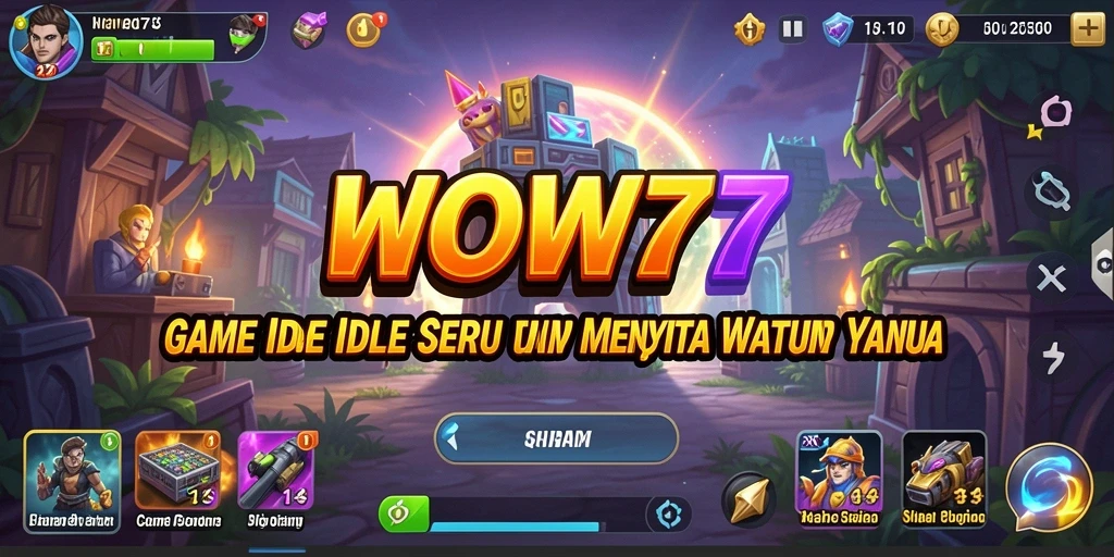 Tampilan gameplay WOW77 yang menyenangkan dan santai.